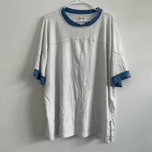We The Free Avery Tee White/Blue XL Oversized